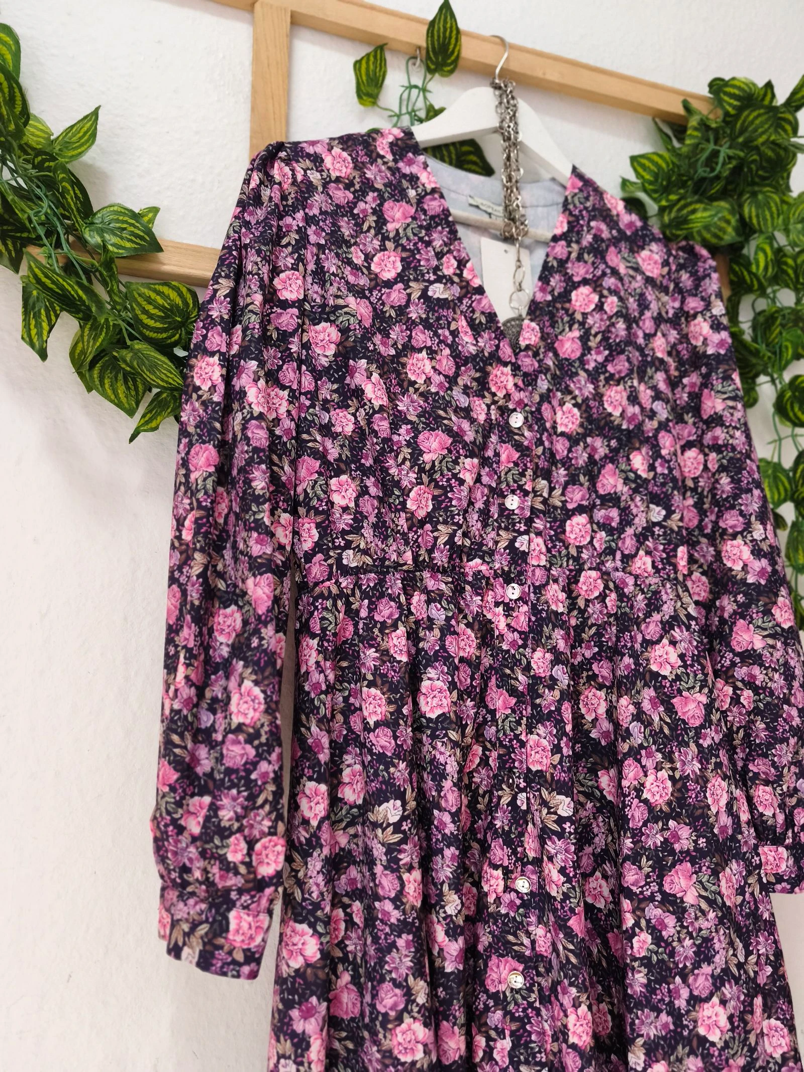 Vestido mini estampado floral talla L  – photo 2